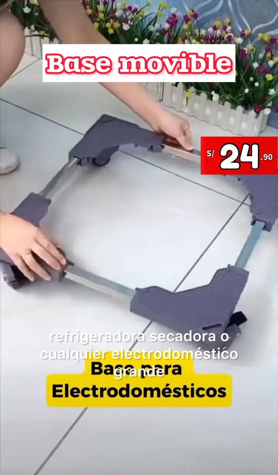 Soporte con ruedas para electrodomésticos