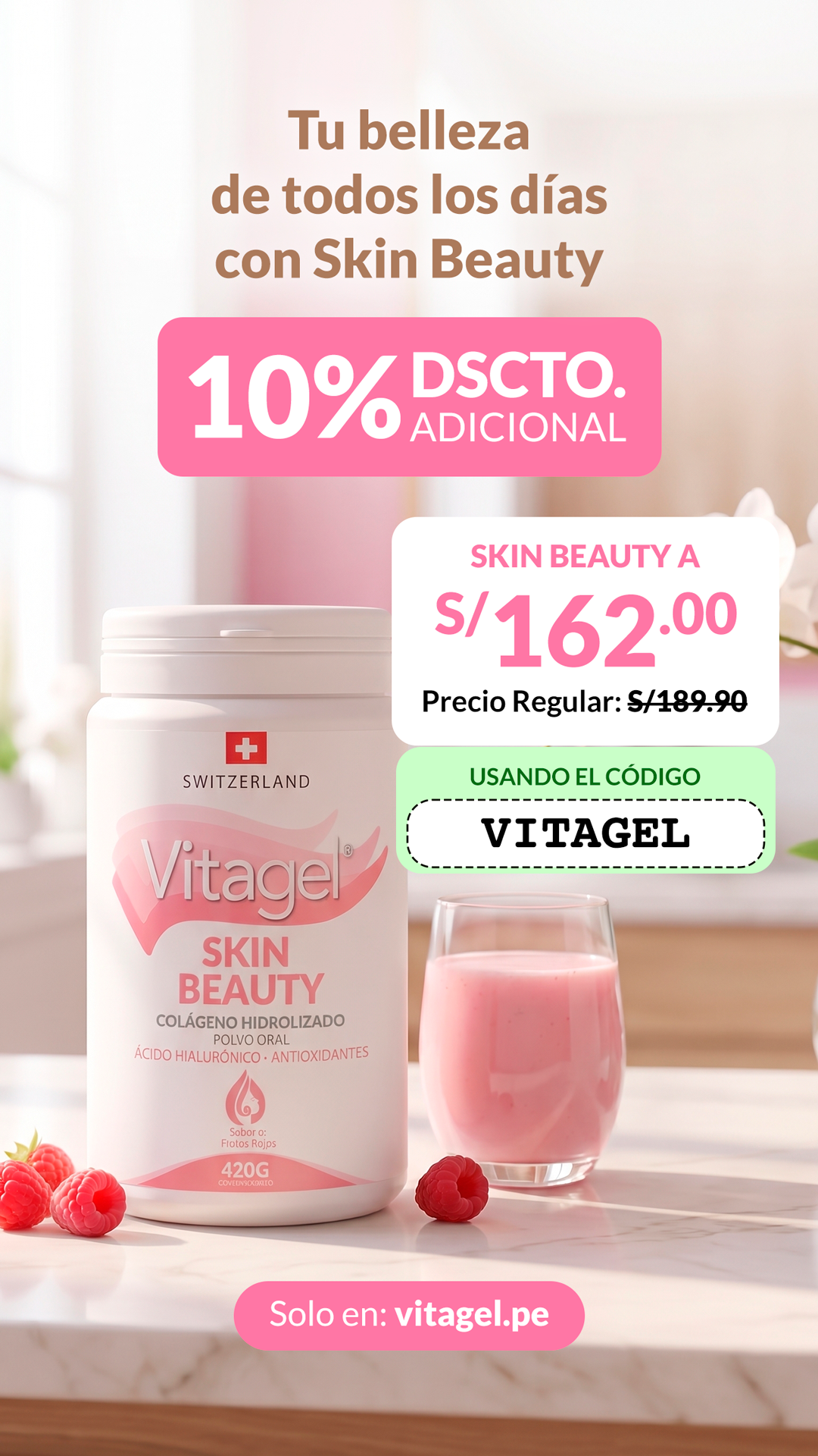Colágeno hidrolizado polvo