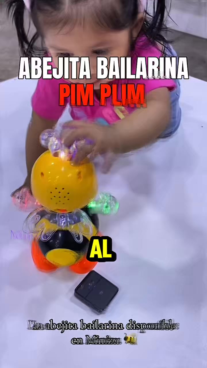 Abejita bailarina con música