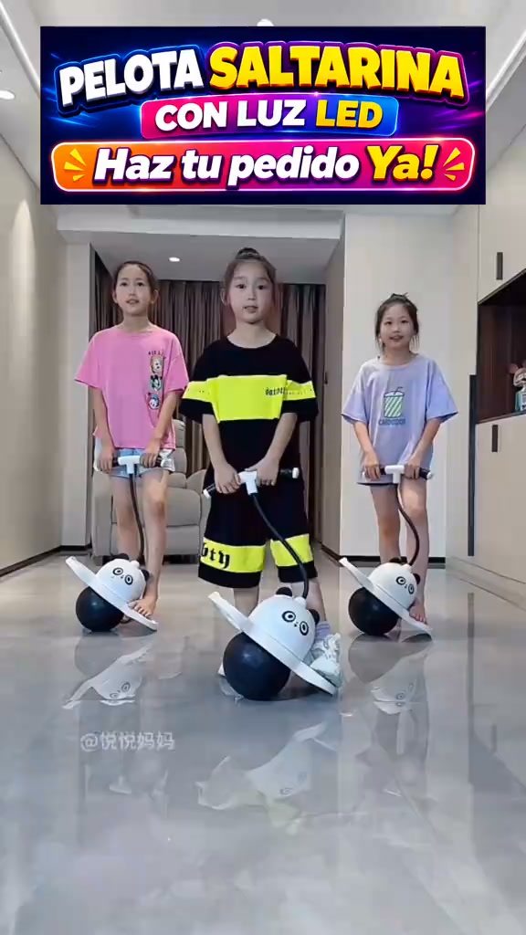 Pelota saltarina con luces LED