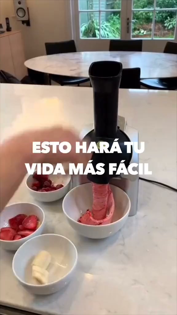 Máquina para hacer helado de frutas congeladas