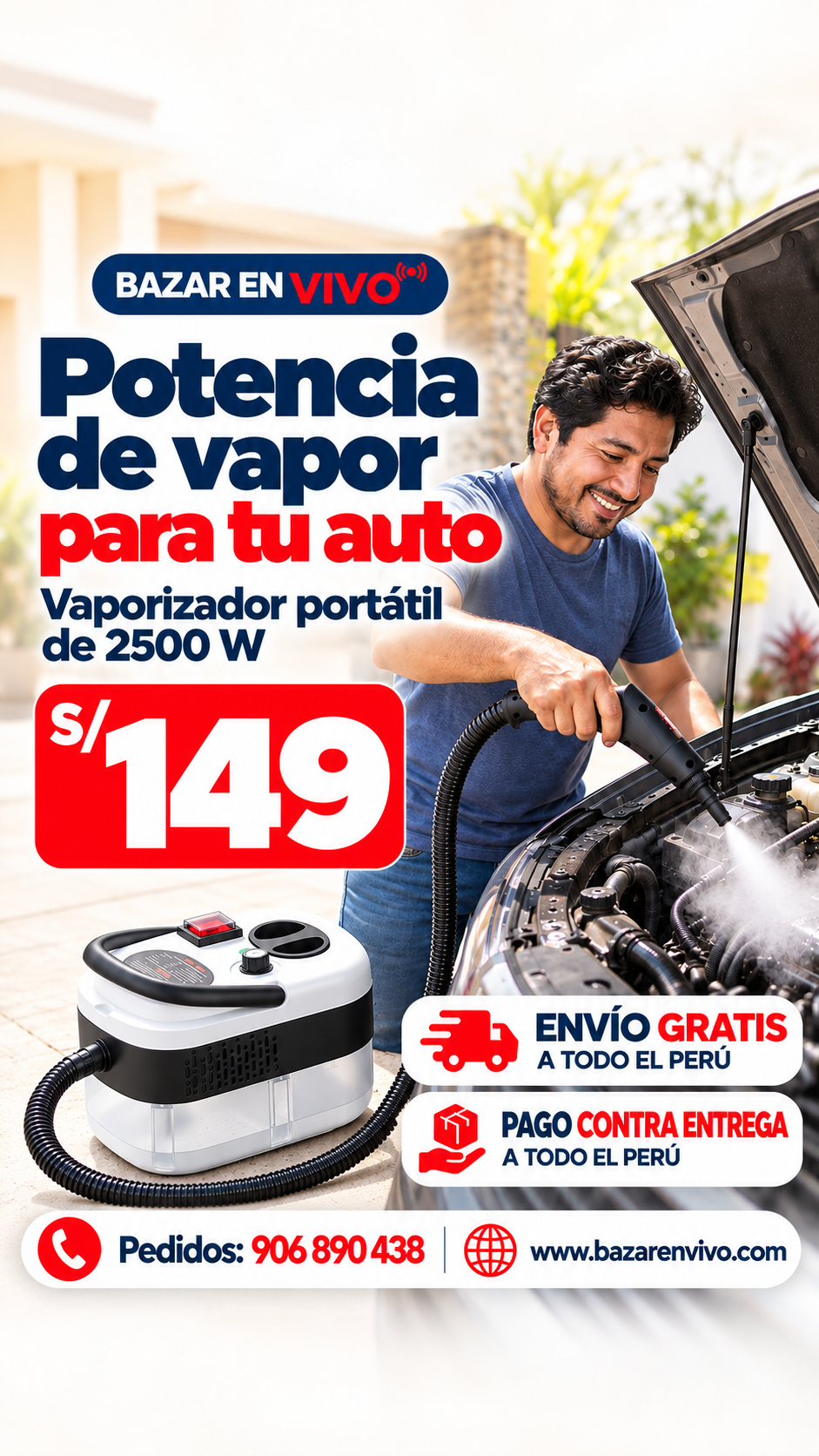 Vaporizador de limpieza
