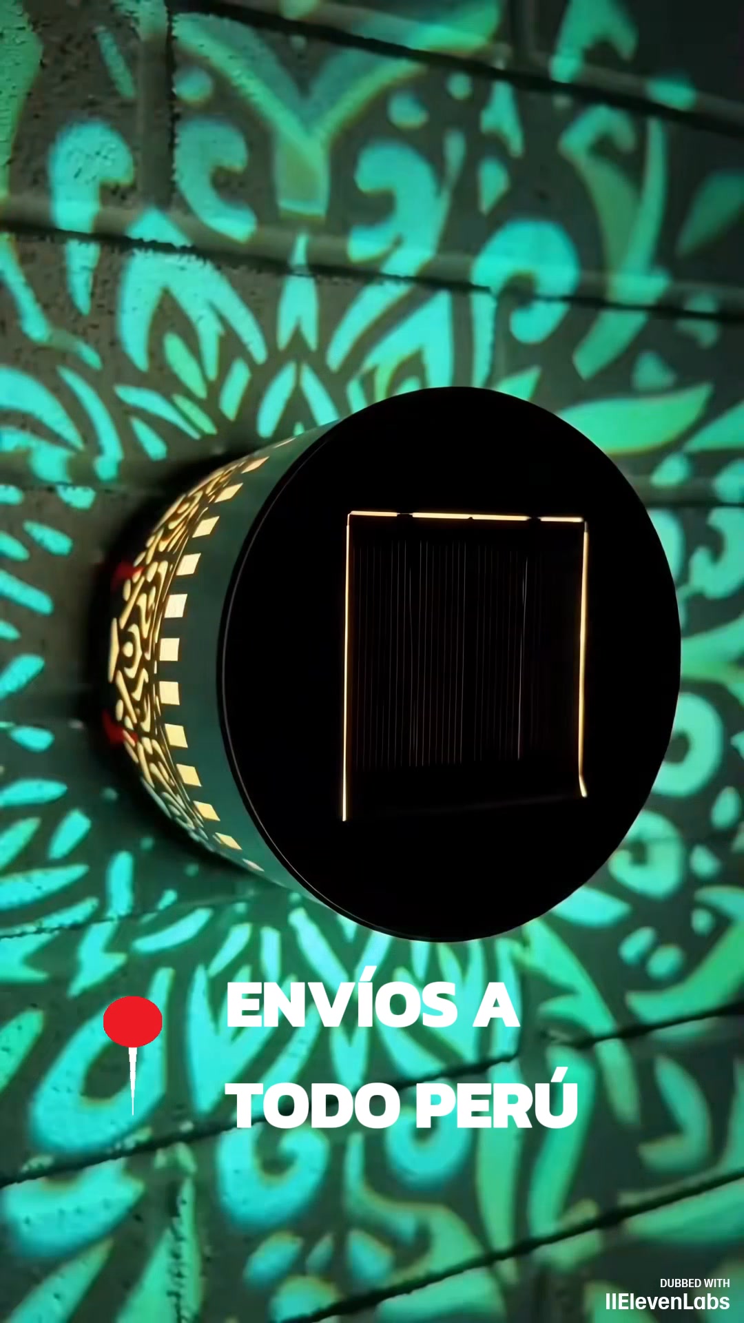 Lámpara solar de 3 caras