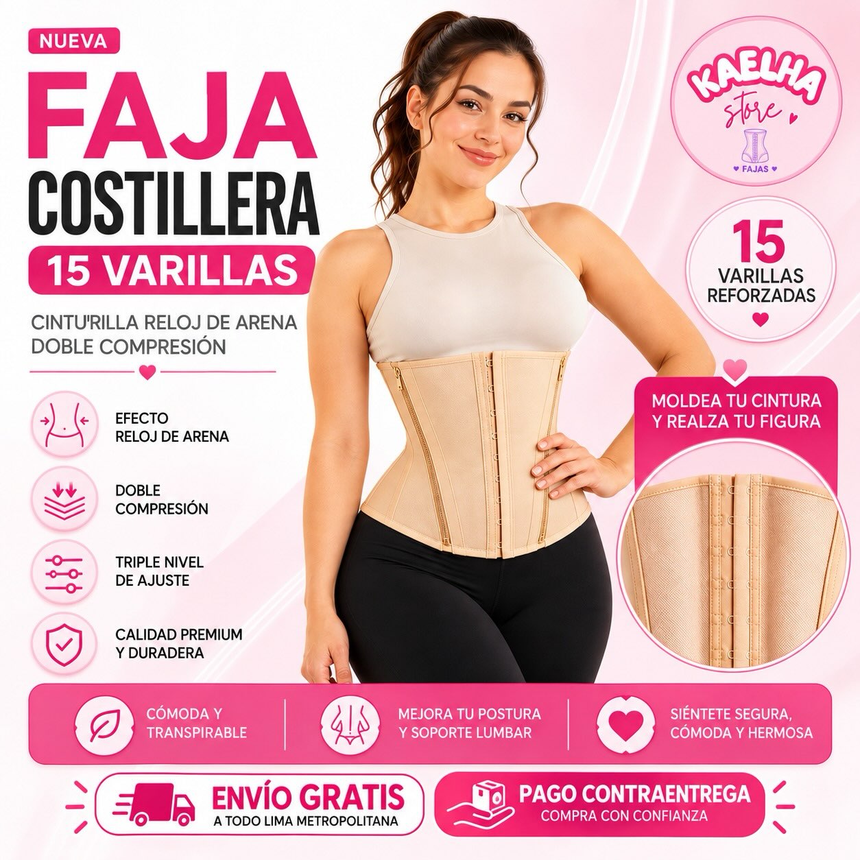 Faja moldeadora de alta presión