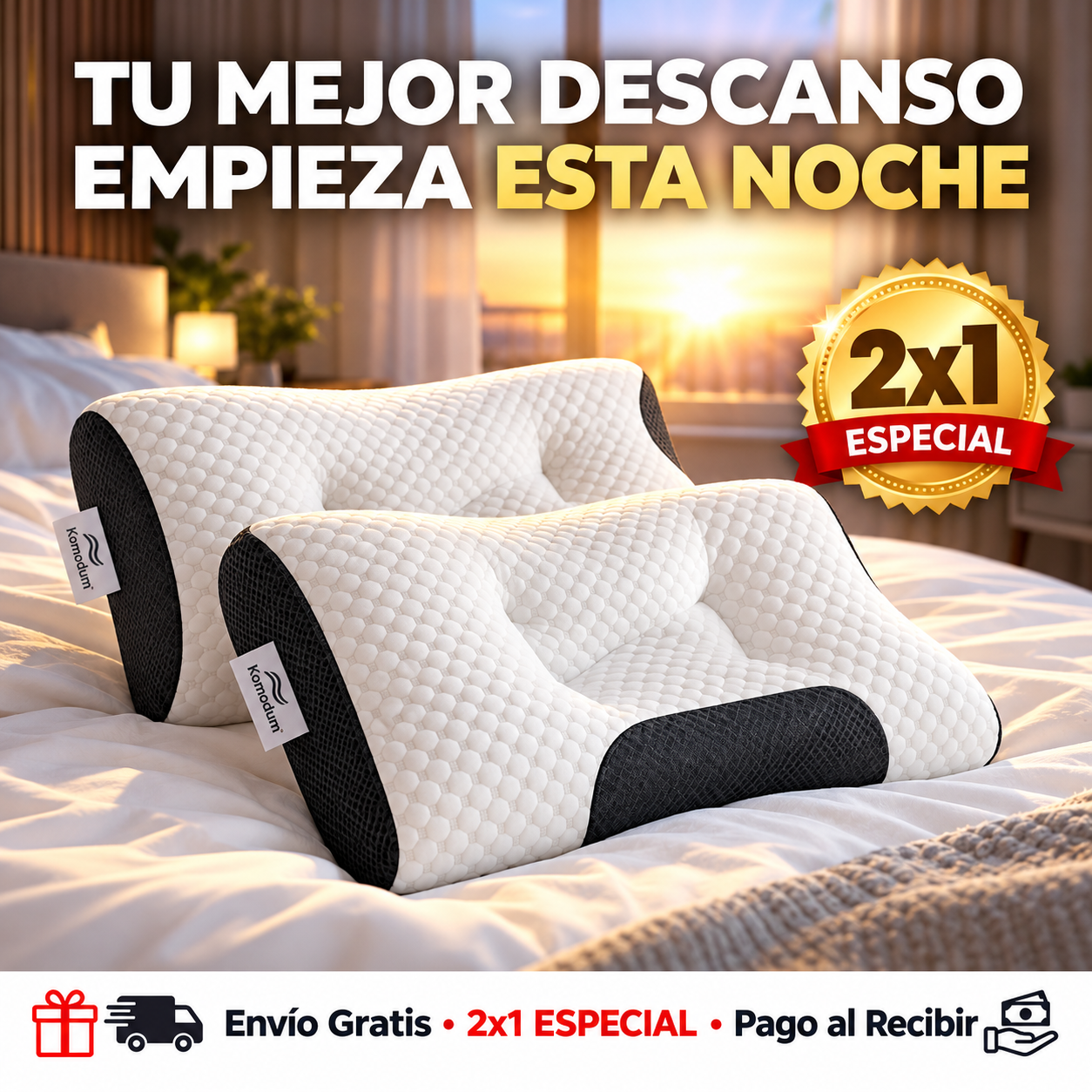 Almohada cervical viscoelástica