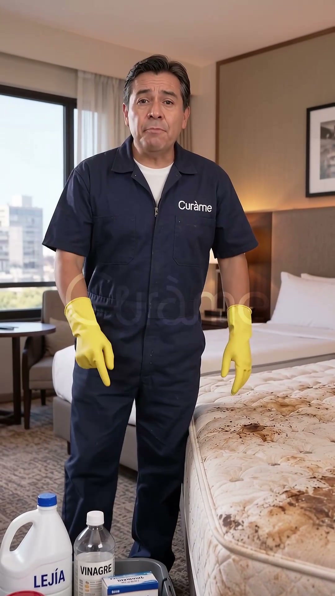 Limpiador espumoso para colchones