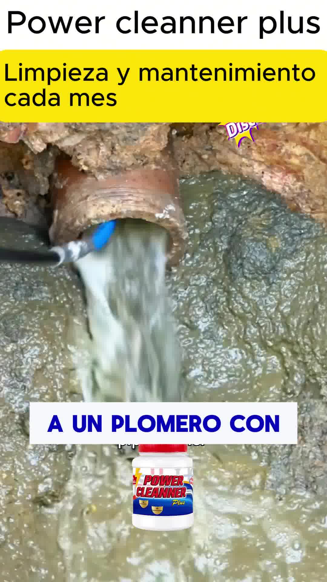 Limpiador de drenaje