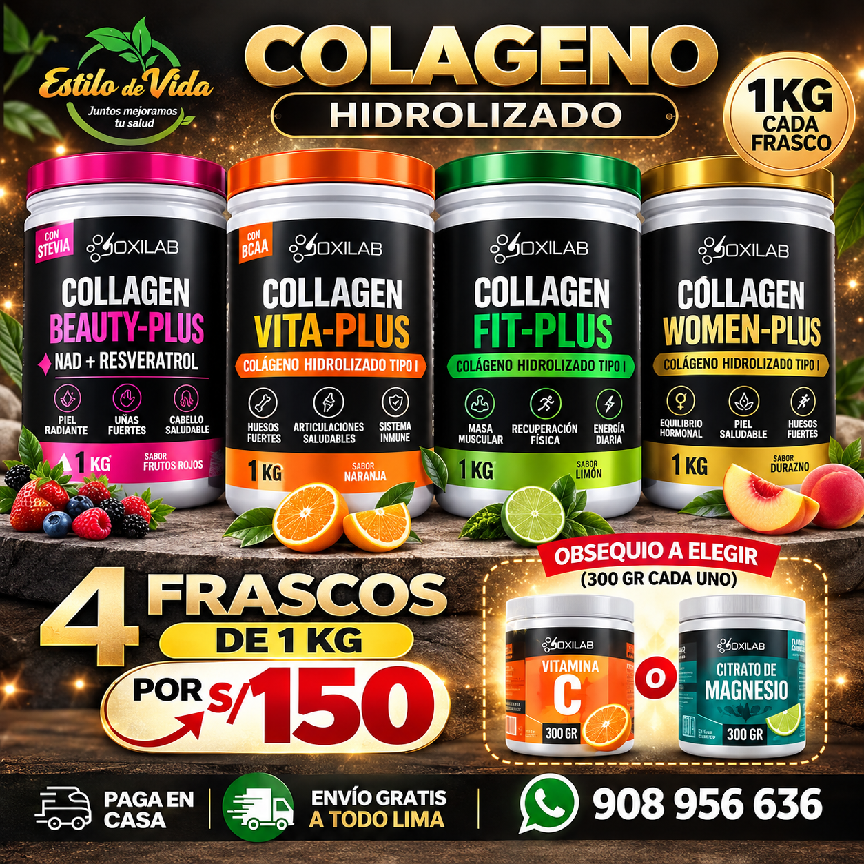 Colágeno hidrolizado polvo